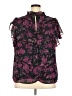 1.State 100% Polyester Purple Sleeveless Blouse Size 2X - photo 2