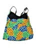 Unbranded Print Blue Swimsuit Top Size XL (estimated) - photo 2