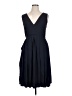 Lewit 100% Polyester Solid Blue Cocktail Dress Size 14 - photo 1