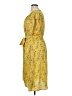 Max Studio 100% Polyester Paisley Yellow Casual Dress Size XL - photo 5