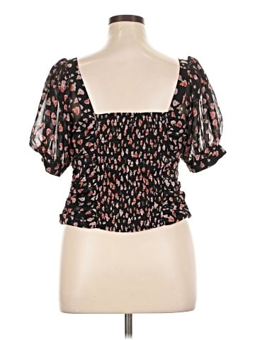 Karl Lagerfeld Paris Short Sleeve Top (view 2)