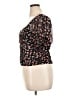 Karl Lagerfeld Paris Black Short Sleeve Top Size XL (estimated) - photo 5
