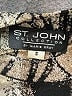 St. John Collection by Marie Gray Animal Print Silver Pullover Sweater Size S - photo 7