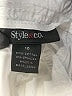 Style&Co White Cargo Pants Size 16 - photo 4