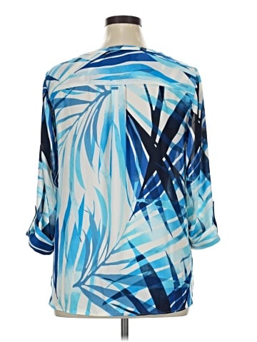 JM Collection 3/4 Sleeve Blouse (view 2)