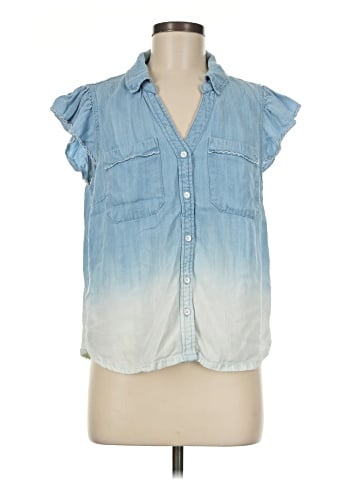 Democracy Sleeveless Button-Down Shirt (view 1)