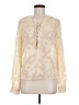 Miss Me 100% Polyester Ivory Long Sleeve Blouse Size M - photo 1