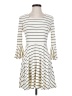 Copper Key Stripes Ivory Casual Dress Size S - photo 1