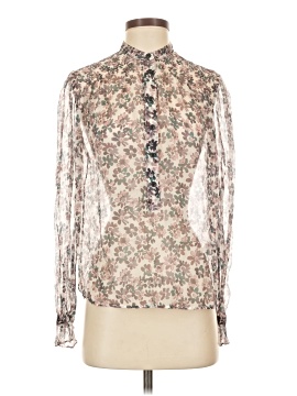Rag & Bone Long Sleeve Silk Top