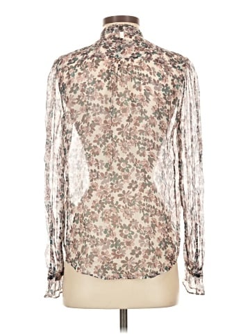 Rag & Bone Long Sleeve Silk Top (view 2)