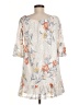 As U Wish Floral Ivory White Casual Dress Size M - photo 2