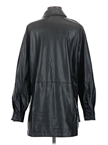 Zara Faux Leather Jacket (view 2)