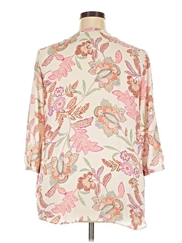 Rose + Olive 3/4 Sleeve Blouse (view 2)