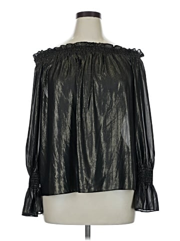 Worthington Long Sleeve Blouse (view 1)