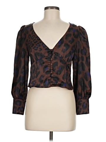 Olivaceous 3/4 Sleeve Blouse (view 1)