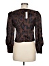 Olivaceous 100% Polyester Brown 3/4 Sleeve Blouse Size M - photo 2