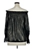 Worthington Metallic Black Long Sleeve Blouse Size XL - photo 2