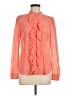 Worthington 100% Polyester Orange Long Sleeve Blouse Size M - photo 1