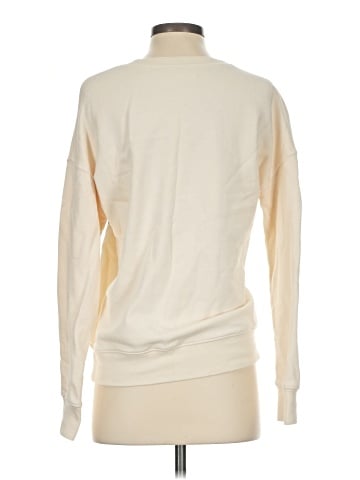 Madewell (Re)sourced Cotton Mainstay Sweatshirt in Kimball Stripe (view 2)