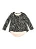 Jenna & Jessie Animal Print Black Pullover Sweater Size 2 - photo 1