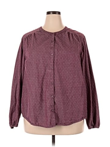 St. John's Bay Long Sleeve Blouse (view 1)
