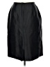 Talbots Solid Black Silk Skirt Size 10 - photo 2