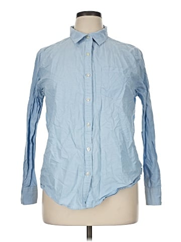 Amazon Essentials Long Sleeve Button-Down Shirt (view 1)