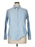 Amazon Essentials 100% Baumwolle Solid Blue Long Sleeve Button-Down Shirt Size XL - photo 1