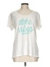 blue 84 White Short Sleeve Top Size L - photo 1