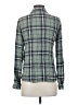 Blue Rain 100% Rayon Plaid Green Long Sleeve Button-Down Shirt Size S - photo 2