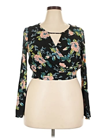 Xhilaration Long Sleeve Blouse (view 1)