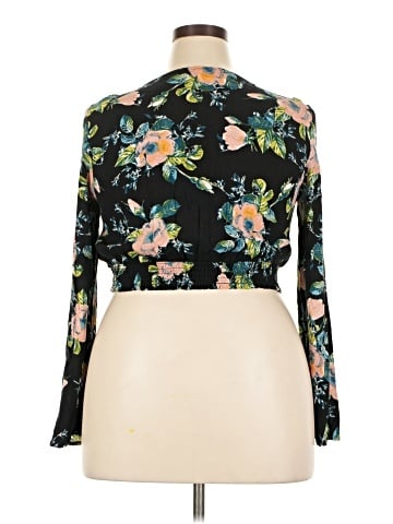 Xhilaration Long Sleeve Blouse (view 2)