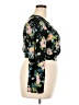 Xhilaration 100% Rayon Black Long Sleeve Blouse Size XL - photo 4