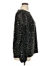 Ann Taylor Factory 100% Polyester Stars Black Long Sleeve Blouse Size XL - photo 4