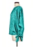 MICHAEL Michael Kors 100% Polyester Teal 3/4 Sleeve Blouse Size L - photo 5