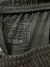 Adidas 100% Polyester Solid Black Track Pants Size 5 - 6 - photo 3