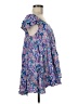 Matilda Jane 100% Rayon Blue Short Sleeve Blouse Size M - photo 4