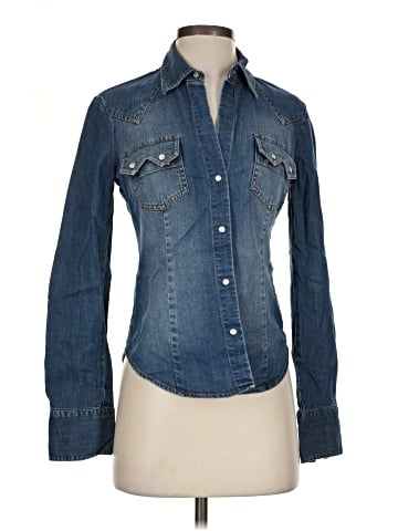 BCBGMAXAZRIA Long Sleeve Button-Down Shirt (view 1)