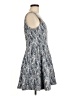Aqua Paisley Blue Cocktail Dress Size M - photo 4