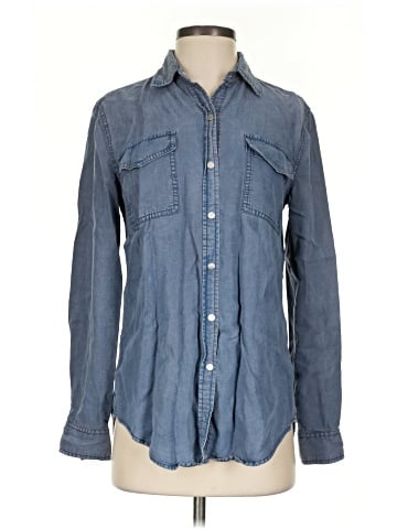 Ann Taylor Long Sleeve Button-Down Shirt (view 1)