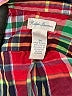 Ralph Lauren 100% Cotton Plaid Red Long Sleeve Button-Down Shirt 0-3 MO / 3 MO - photo 3
