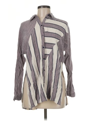Topshop Long Sleeve Blouse (view 1)