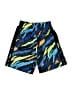 Adidas 100% Polyester Graphic Blue Athletic Shorts Size 8 - photo 1
