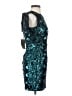 Zara Basic Teal Cocktail Dress Size S - photo 4