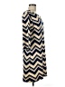 Tacera Chevron-herringbone Blue Casual Dress Size M - photo 4