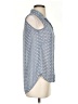 H&M 100% Polyester Blue Sleeveless Blouse Size 2 - photo 4