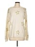 Caslon Stars Ivory Pullover Sweater Size L - photo 1