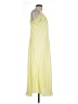 Vince. 100% Polyester Solid Yellow Casual Dress Size L - photo 4
