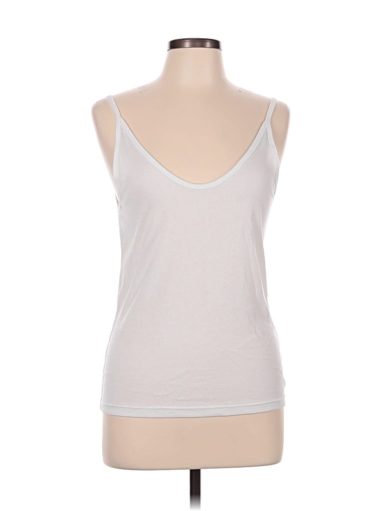 Pre-owned Universal Thread Tank Top Silver Strapless Neckline Tops