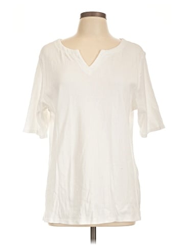 Croft & Barrow Short Sleeve Blouse (view 1)
